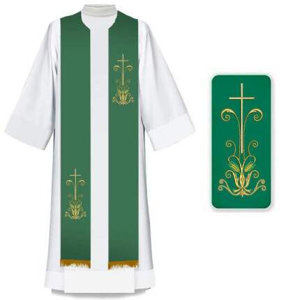 Estola Diaconal Verde ES05