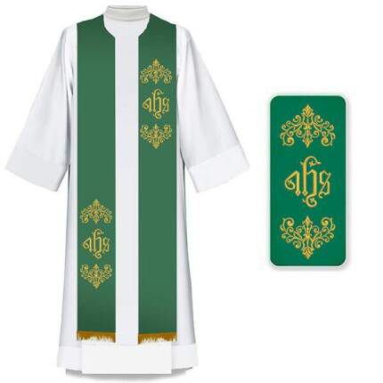 Estola Diaconal Verde ES-JHS