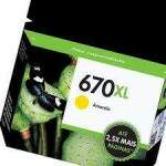 CARTUCHO HP 670XL - 670 XL - CZ120AB - AMARELO ORIGINAL - FORA DA VALIDADE