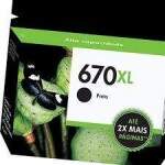 Cartucho Hp 670xl - 670 Xl - Preto - Black (cz117ab) Original