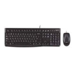 KIT TECLADO E MOUSE USB LOGITECH MK120 PRETO