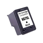 CARTUCHO HP 667XL - 667 XL (3YM81AB) PRETO COMPATIVEL (14 ML)