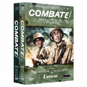 COMBATE! - 3ª temporada Completa - Digibook - 8 Discos
