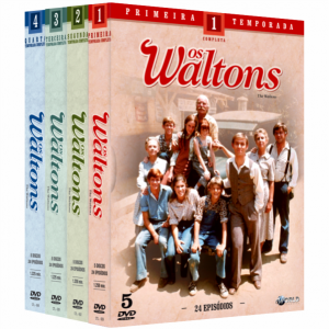 OS WALTONS - 1ª à 4ª Temporadas Completas - Digibook - 20 Discos