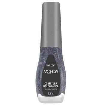 Esmalte Mohda Top Coat Cobertura Hologrfica 8,5ml