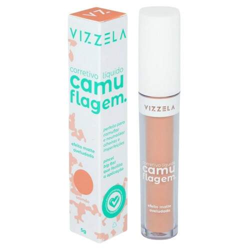 Corretivo Camuflagem Salmão Vizzela 5g - DANI CASSIANO MAKEUP