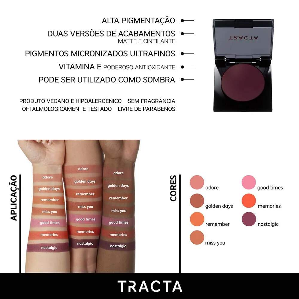 Blush Tracta Adore Colourful - DANI CASSIANO MAKEUP & ESMALTERIA