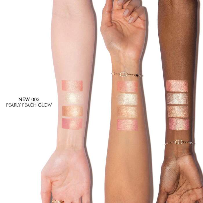 Paleta Dior Backstage Glow 003 Pearly Peach Glow Face Palette