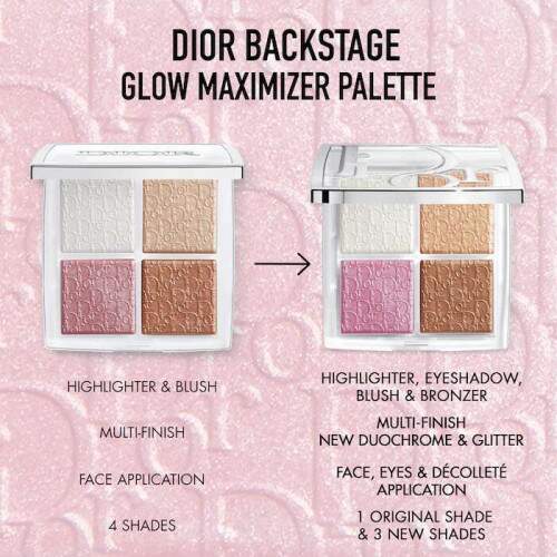Paleta Dior Backstage Glow 003 Pearly Peach Glow Face Palette