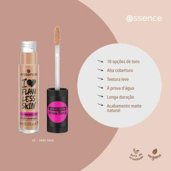 Corretivo Lquido I Love Flawless Skin 60 Dark Sand 4 ml Essence Cosmetics