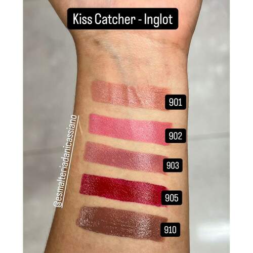 Invisible ink THE CHIPS X RED OAK レッドオーク Batom Inglot Dusty Pink 903 Kiss Catcher Cremoso Acetinado 4g