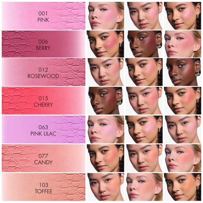 Blush Dior Rosy Glow 015 Cherry Backstage Dior - DANI CASSIANO