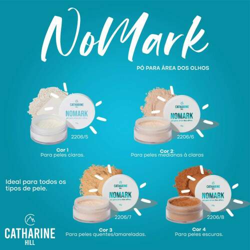 Pó Área dos Olhos NOMARK Cor 2 Médio 2206/6 Catharine Hill - DANI