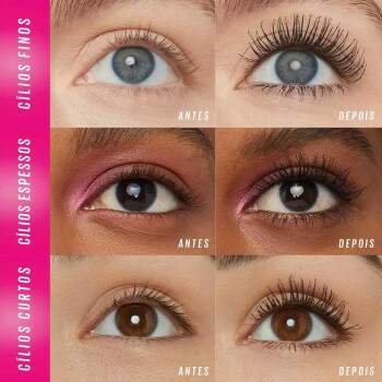 Mscara de Clios Maybelline Lash Sensational Firework Preto Lavvel 10ml Maybelline NY
