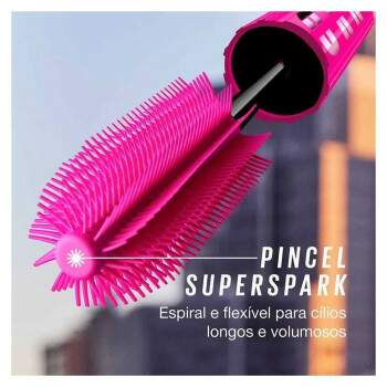 Mscara de Clios Maybelline Lash Sensational Firework Preto Lavvel 10ml Maybelline NY