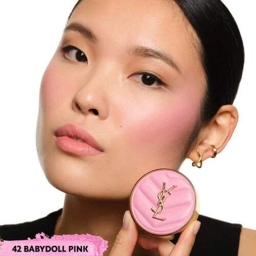 チーク YSL MAKE ME BLUSH 42 Make Me Blush 24H YSL 42 Babydoll Pink Buildable Powder Blush Yves