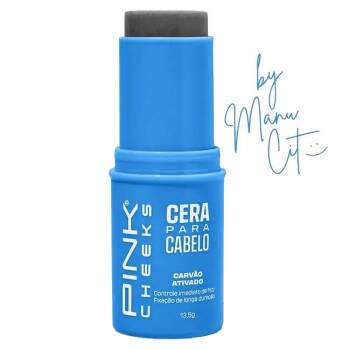 Cera para cabelo Antifrizz Pink Cheeks by Manu Cit com Carvo Ativado