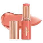 Blush Stick Charlotte Tilbury Unreal Lip + Cheek Glow Peachy Glow with Hyaluronic Acid Charlotte Tilbury