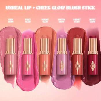 Blush Stick Charlotte Tilbury Unreal Lip + Cheek Glow Rosy Glow with Hyaluronic Acid Charlotte Tilbury