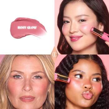Blush Stick Charlotte Tilbury Unreal Lip + Cheek Glow Rosy Glow with Hyaluronic Acid Charlotte Tilbury