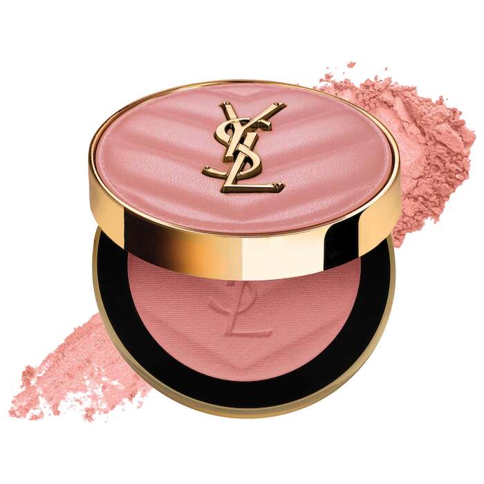 YSL MAKE ME BLUSH 24 パウダーチーク 6g Make Me Blush 24H YSL 06 Rose Haze Buildable Powder Blush Yves