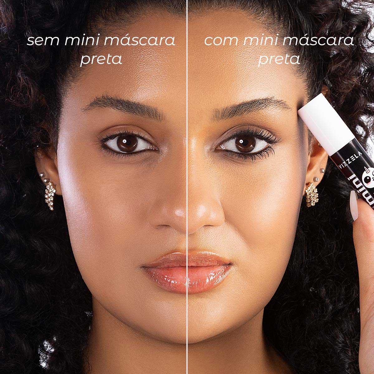 Mini Máscara de Cílios No Panda Preta Superfilme 3g Vizzela