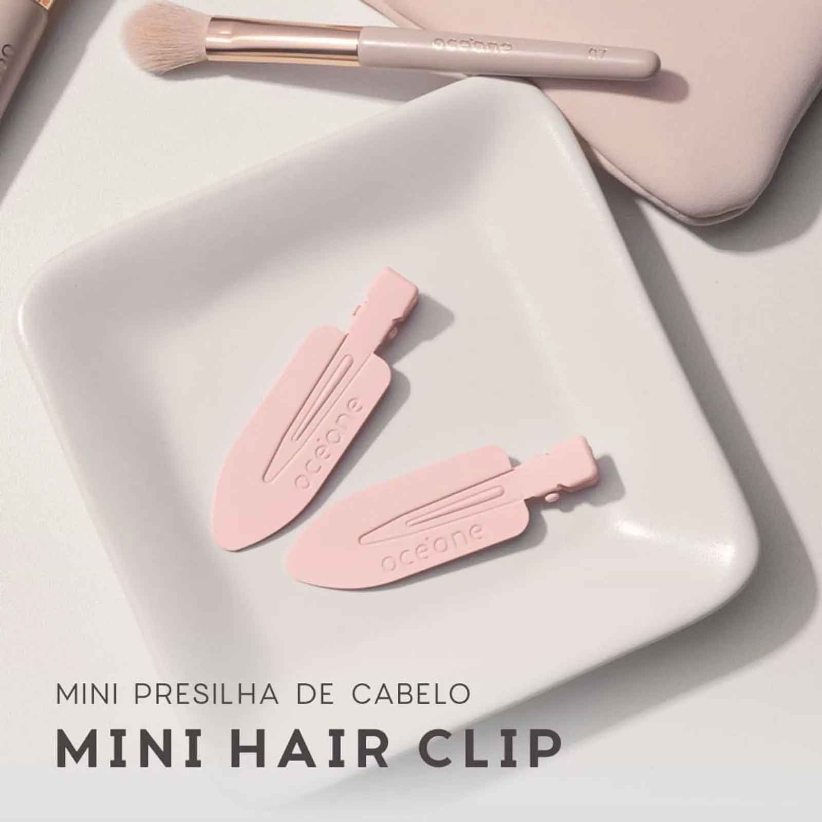 Presilha de Cabelo Rosa - Mini Hair Clip Océane Edition 2un - DANI