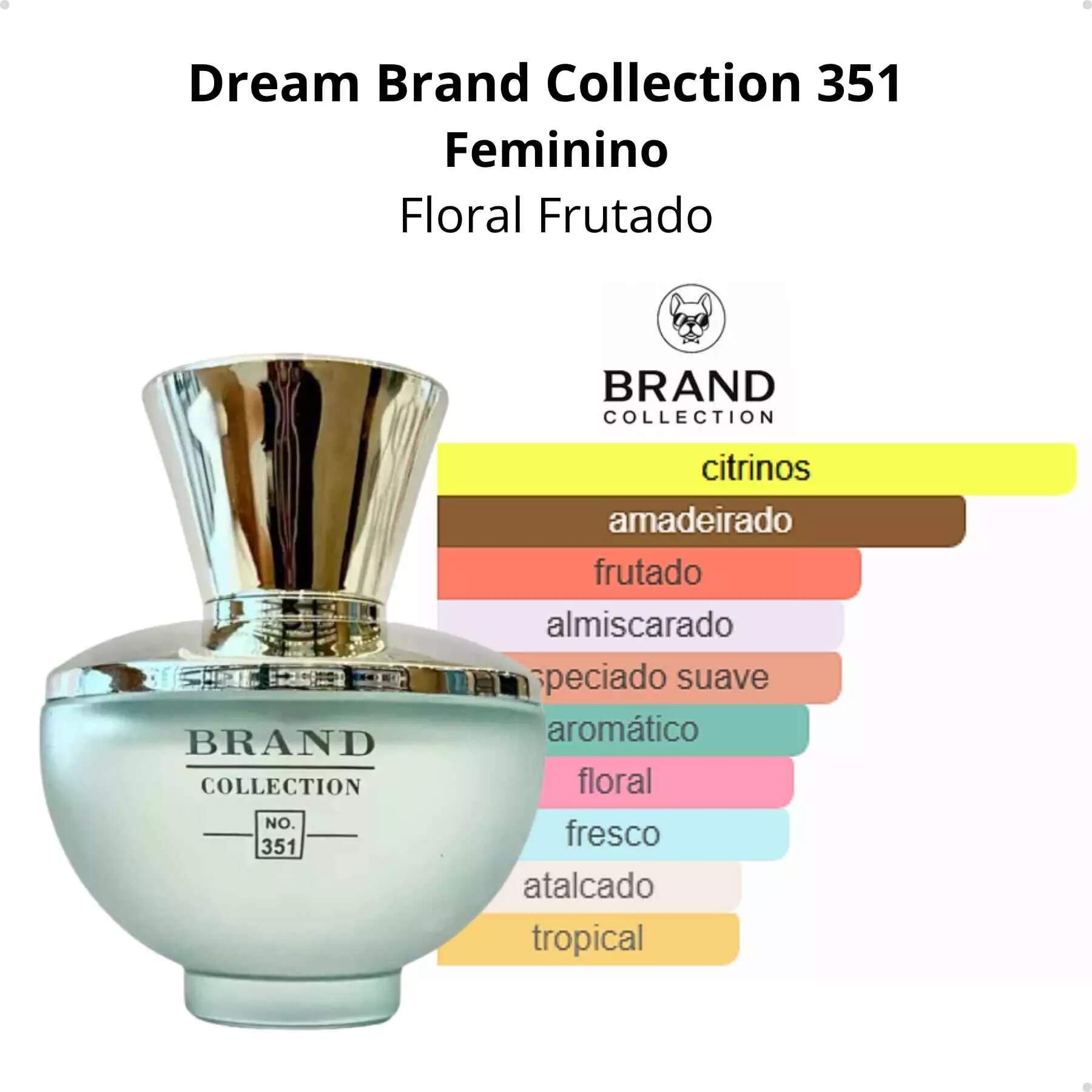 Perfume Brand 351 Inspirado Dylan Turquoise Versace Feminino Brand