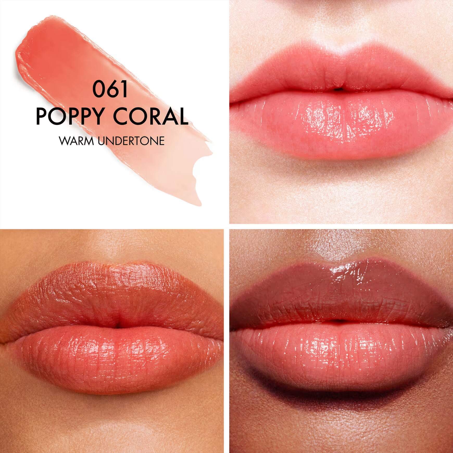 Dior Lip Glow Balm & Miss Dior 舐めまくり済み注意 Balm Labial Dior Addict Lip Glow 061 Poppy Coral Dior - DANI