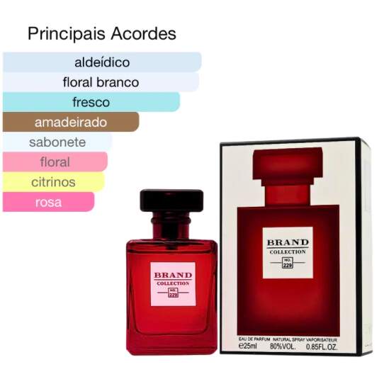Perfume Brand 229 Inspiração Chanel N.5 Red Edition EDP Feminino