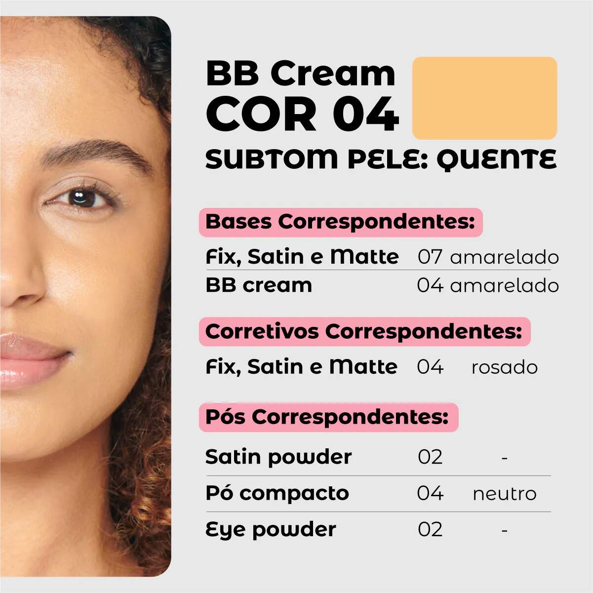 BB Cream FPS30 Cor 04 - 35g Vizzela - DANI CASSIANO MAKEUP