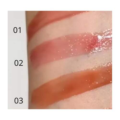 Kiko Lip Gloss 3D Hydra Golden Oasis 03 Natural Rose Gloss Labial
