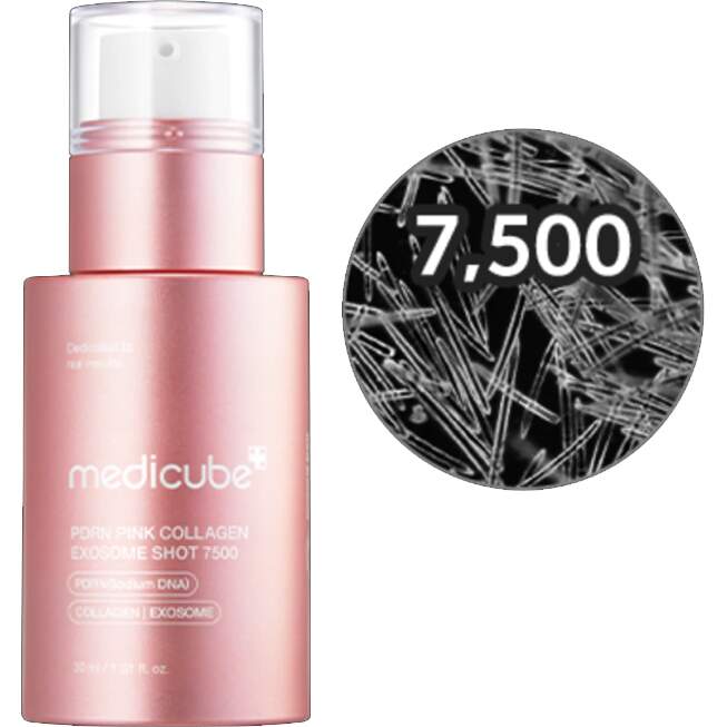 Medicube Sérum Facial Pink Pdrn Collagen Exosome Shot 7500 30ml