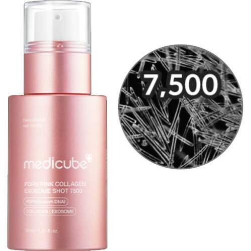 Medicube Sérum Facial Pink Pdrn Collagen Exosome Shot 7500 30ml
