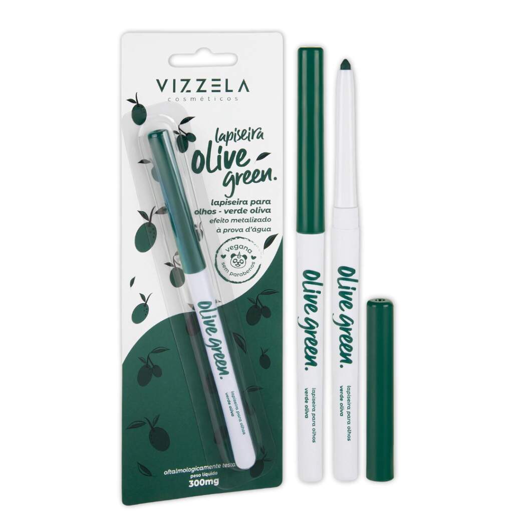 Lapiseira para Olhos Olive Green - Vizzela - DANI CASSIANO MAKEUP