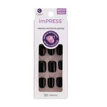 Unhas Postias Impress Curta Text Appeal FBIP230 Kiss New York