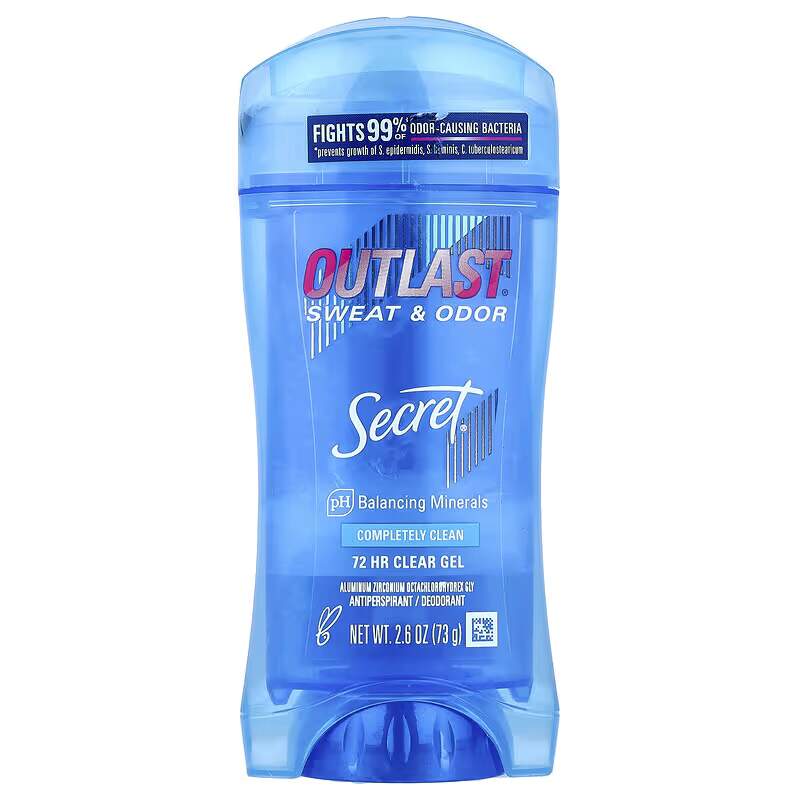 Desodorante Secret Outlast Completely Clean Gel 73g - DANI