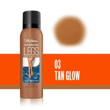 Airbrush Legs Sally Hansen Spray Tan Glow Maquiagem para Pernas