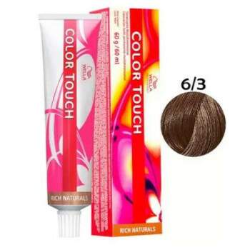 Tonalizante Color Touch 6/3 Louro Escuro Dourado Wella Professionals 60g