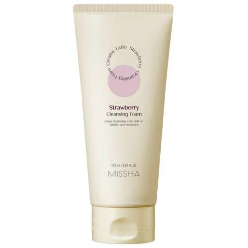 ミスエステCLEANSING & FOAM 500ml Espuma de Limpeza Missha Latte Cremoso com Morango Missha 172ml
