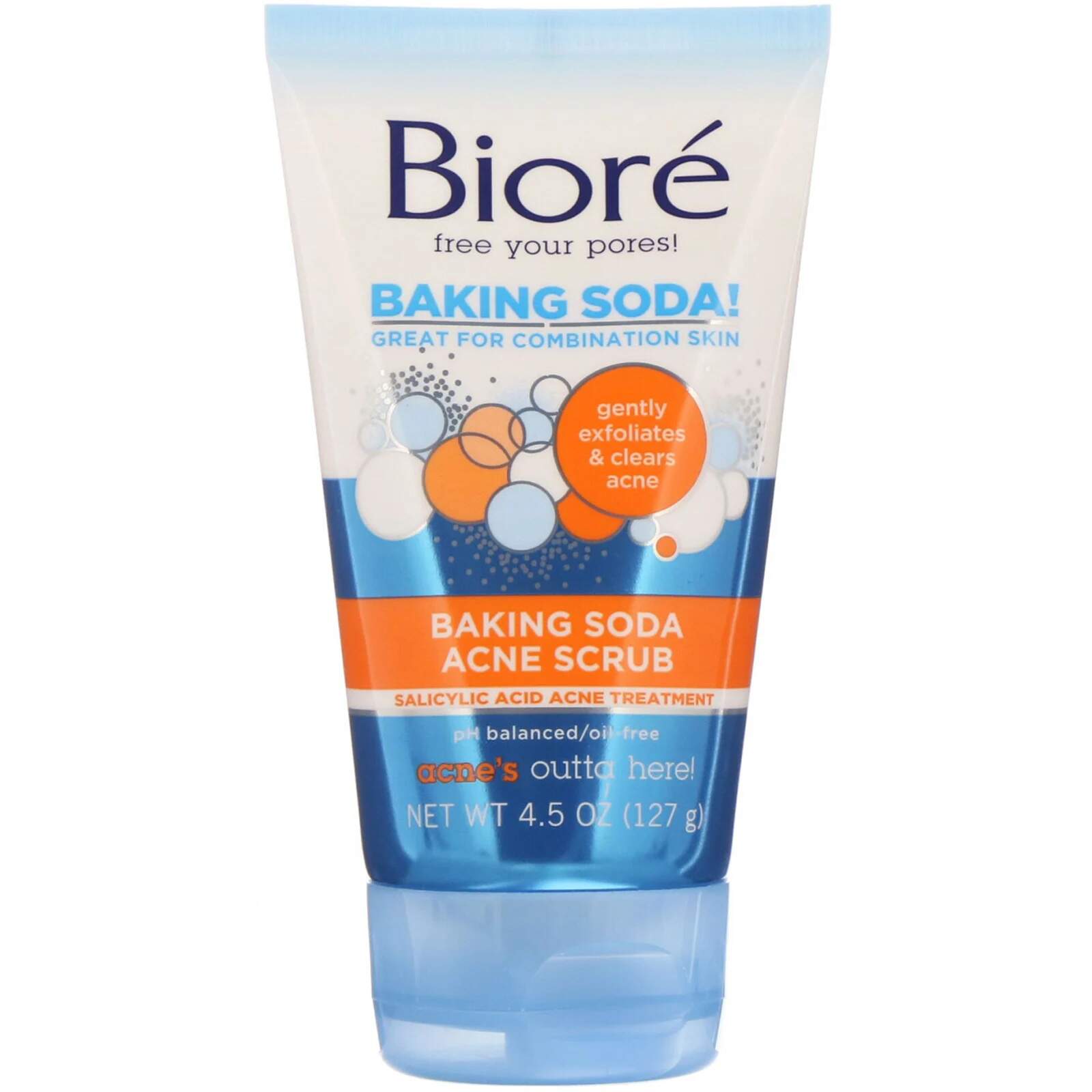 Esfoliante Facial Biore Baking Soda Acne Scrub 127g DANI CASSIANO