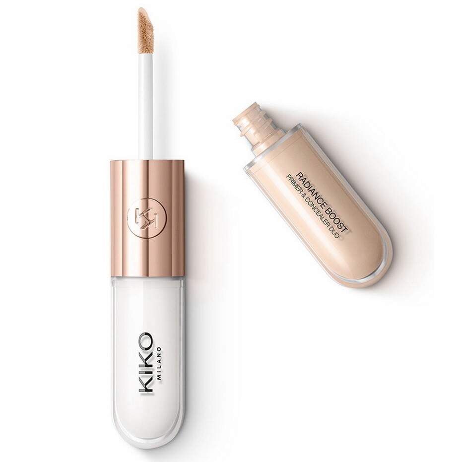 Corretivo Kiko Duo 02 Light Beige Radiance Boost Primer & Concealer