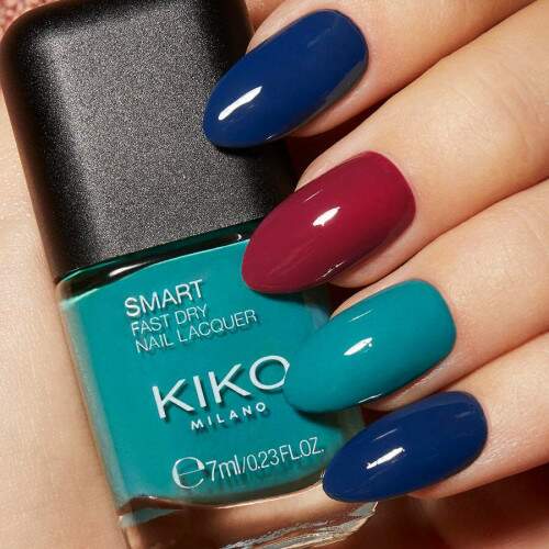 Esmalte Kiko Milano Smart Nail Lacquer 083 Turquoise 7ml - DANI