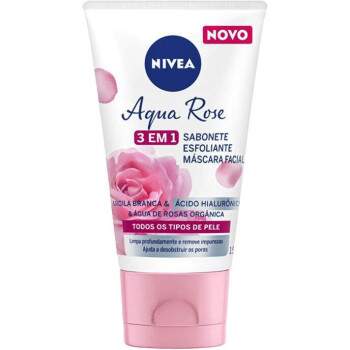 Sabonete Multifuncional Facial Aqua Rose 3 em 1 Nivea - 150ml