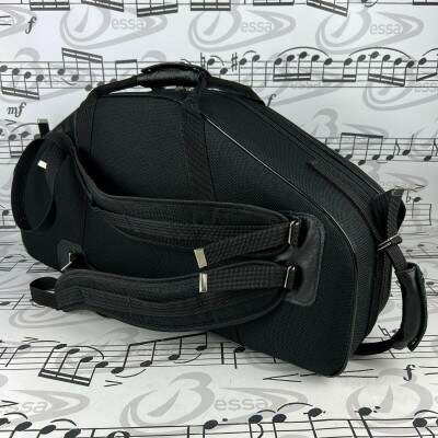 0314) Case Para Sax Alto e Soprano Nylon Preto - Bessa , cases e