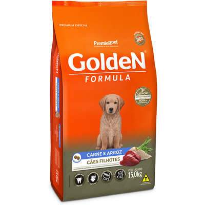 Ração golden filhotes raças grandes 3 kg clearance