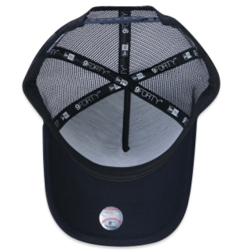 Bon 9FORTY A-Frame Trucker Snapback MLB New York Yankees Aba Curva Azul Marinho