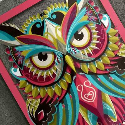 Quadros vazados com imagens