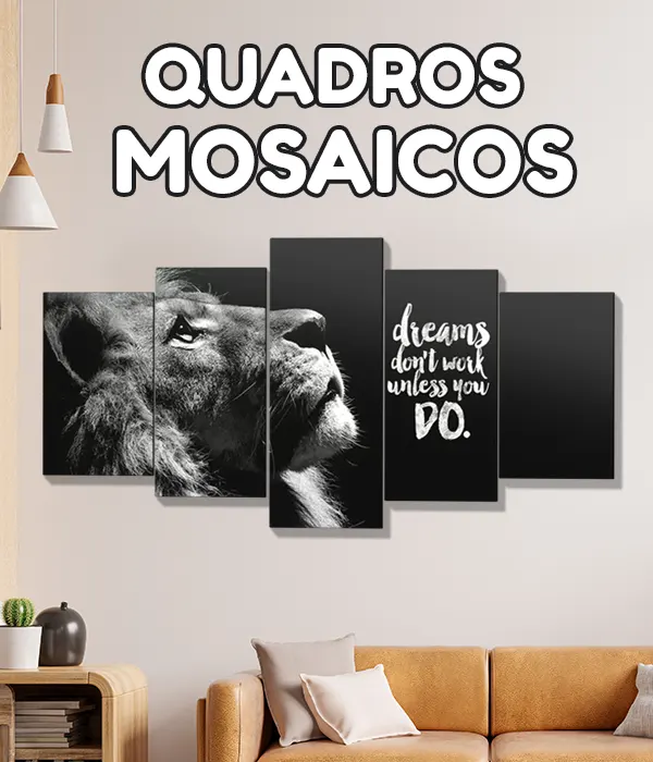 banner quadros mosaicos 5 pcas vitrine desktop