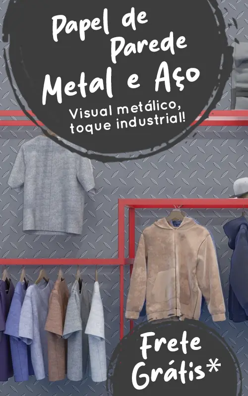 banner papel de parede metal desk e mobile